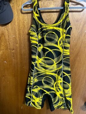 Adoretex Women's Stellar Spirals Unitard Swimsuit.